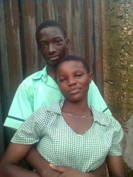 Ojo David and a classmate